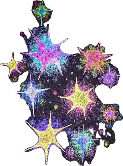 Décoration étoiles bas droite